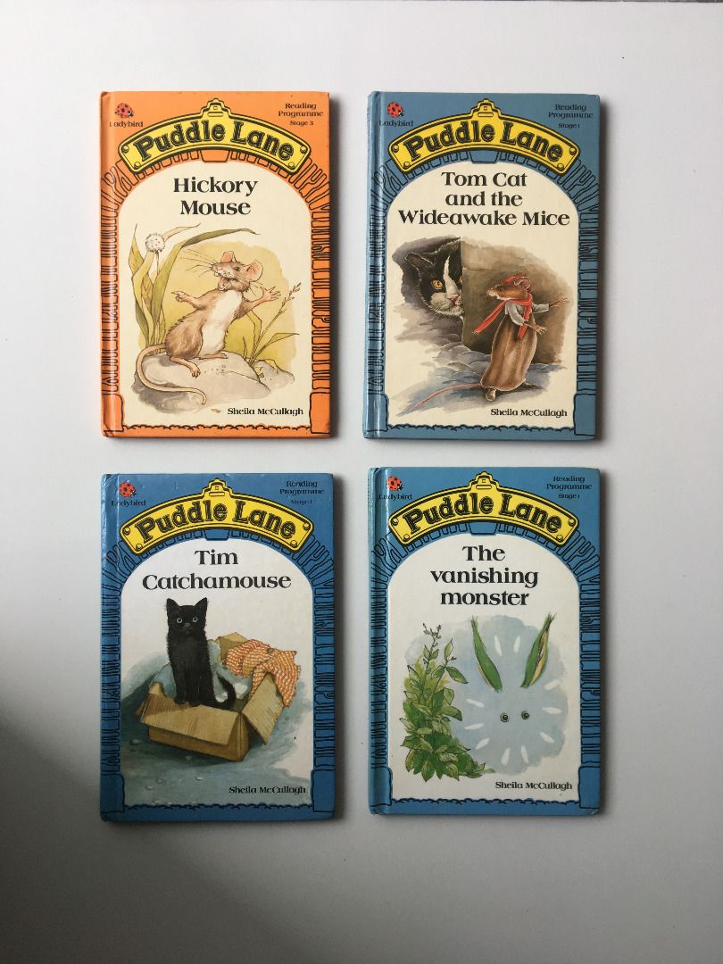 Four Ladybird Puddle Lane Books by Sheila McCullagh, Hobbies & Toys