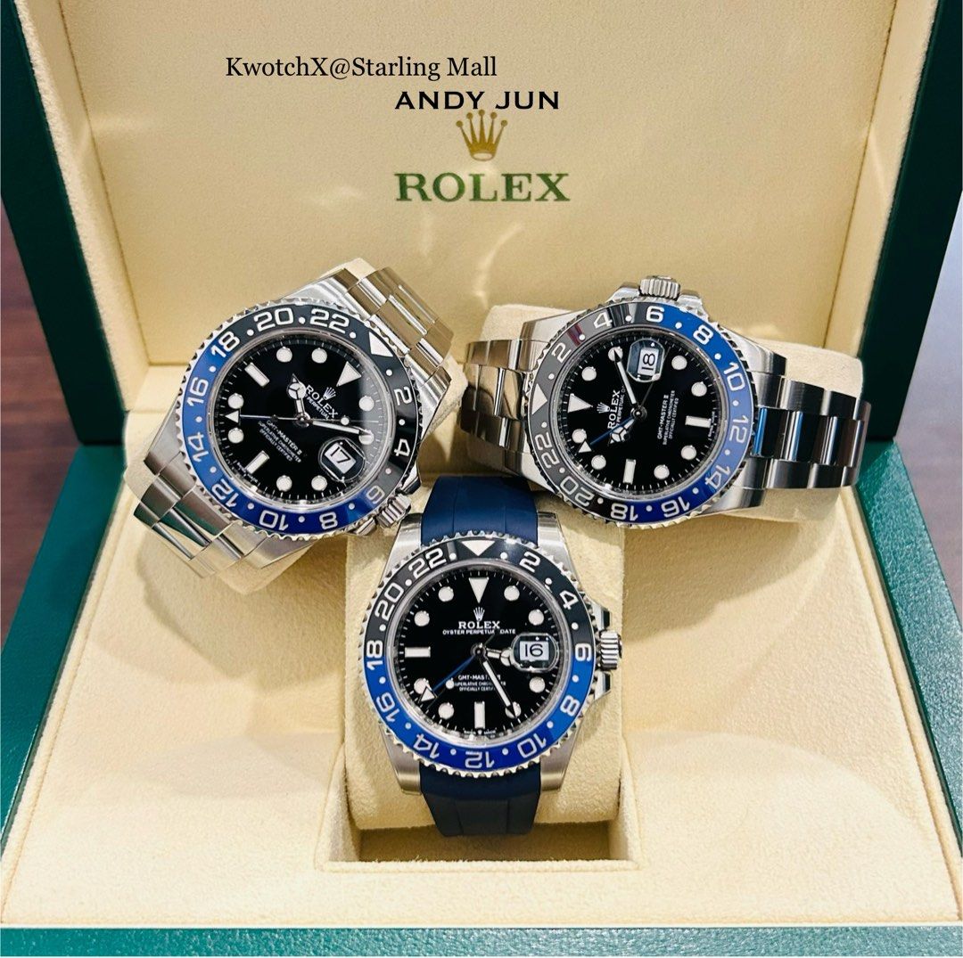 Fullset Rolex BatmanSSS 116710 126710 Luxury Watches on Carousell
