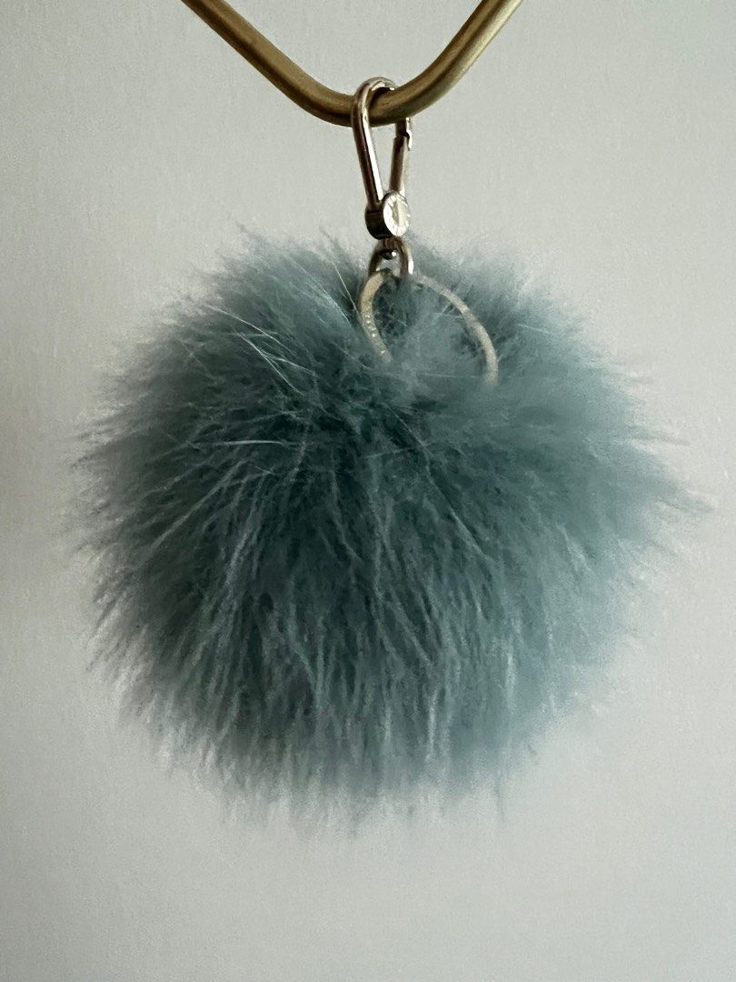 Furla pom pom keychain hotsell