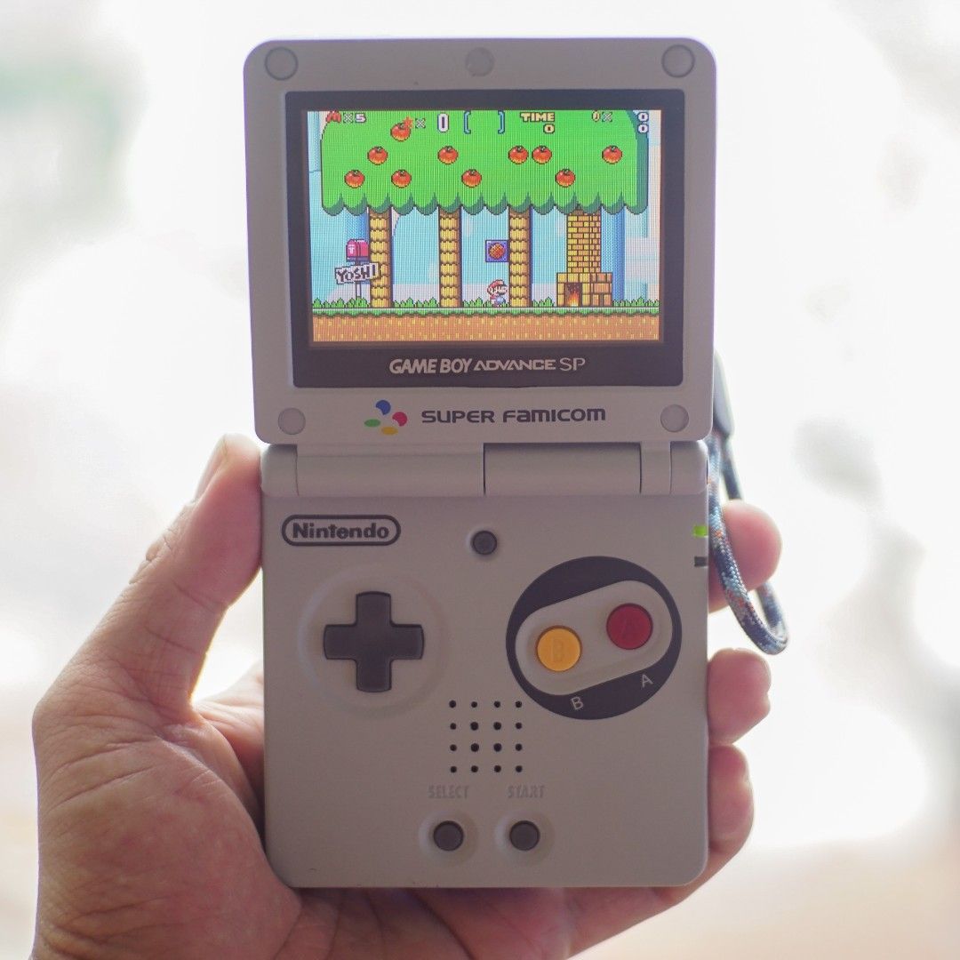 Gba Sp Game Boy Advance SP UV Printed IPS Ready Shell PKMN Dex – Retro