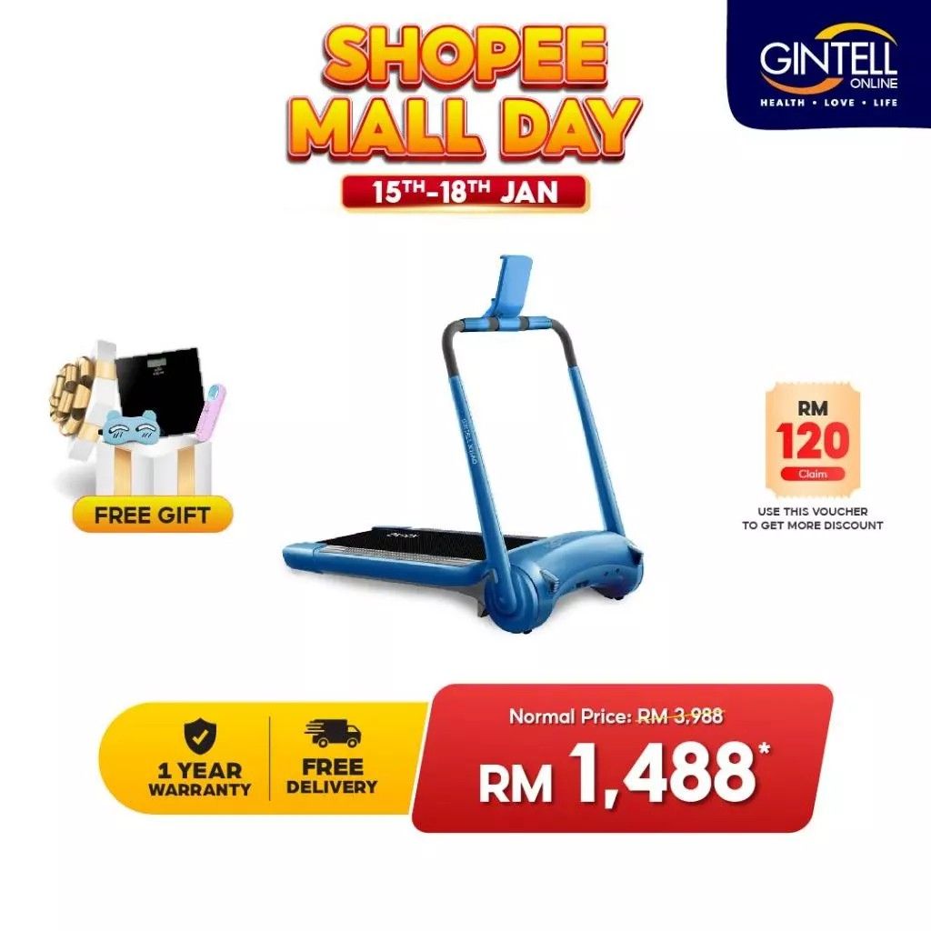 Gintell q1 hotsell treadmill price