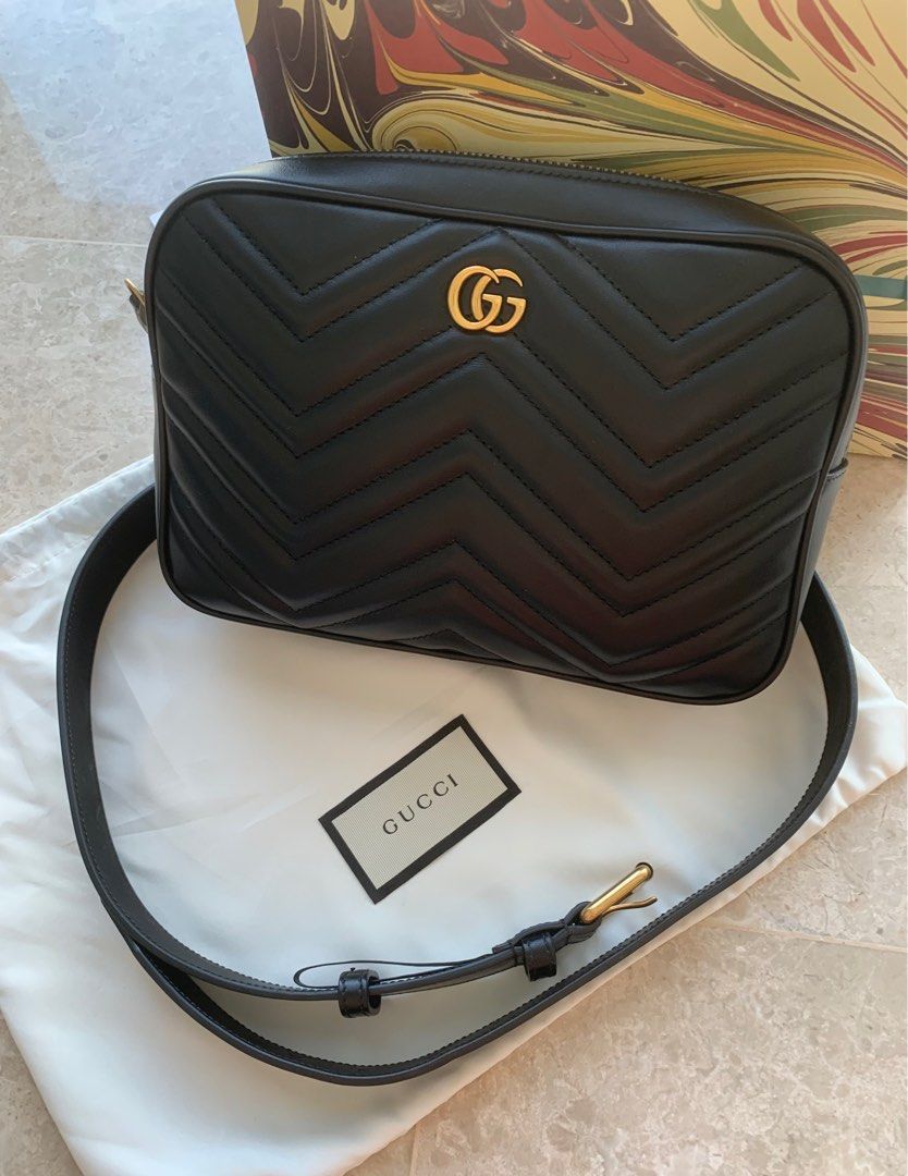 Gg marmont belt discount bag
