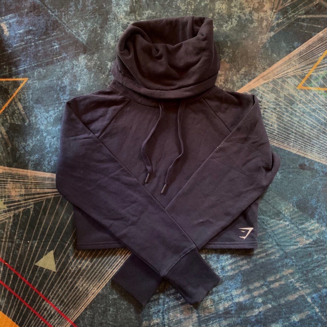 Gymshark slouch discount cropped hoodie