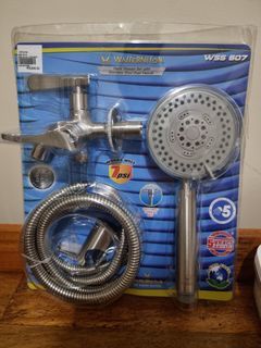 Hand Shower Set with Stainless Steel Dual Faucet
