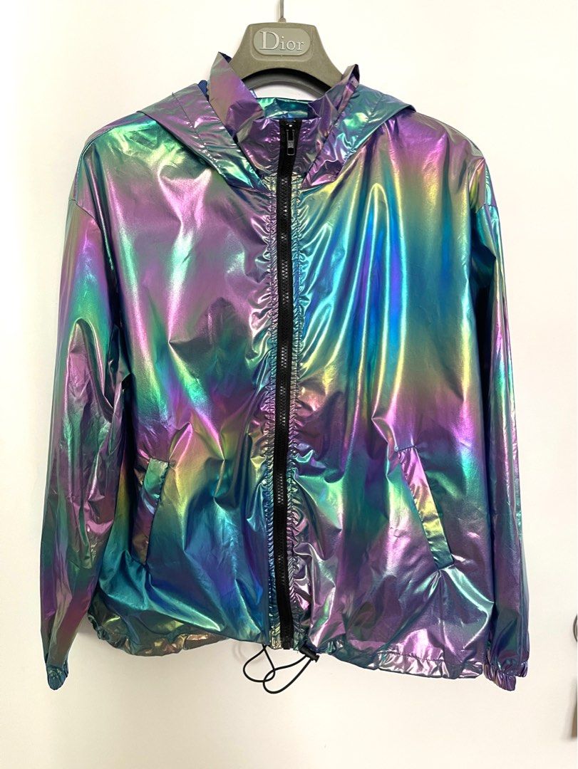 Purple holographic clearance jacket