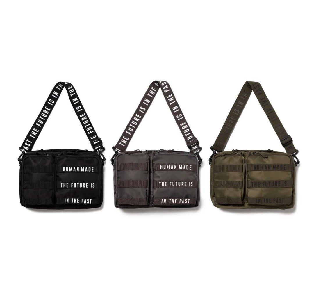 Human Made Military Pouch Large, Men's Fashion, Bags, Sling Bags