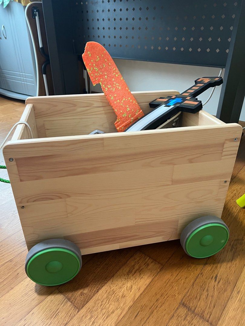 Flisat toy storage with casters sale