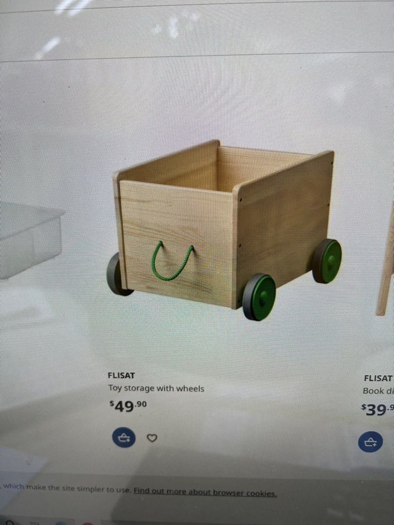 Flisat toy storage outlet