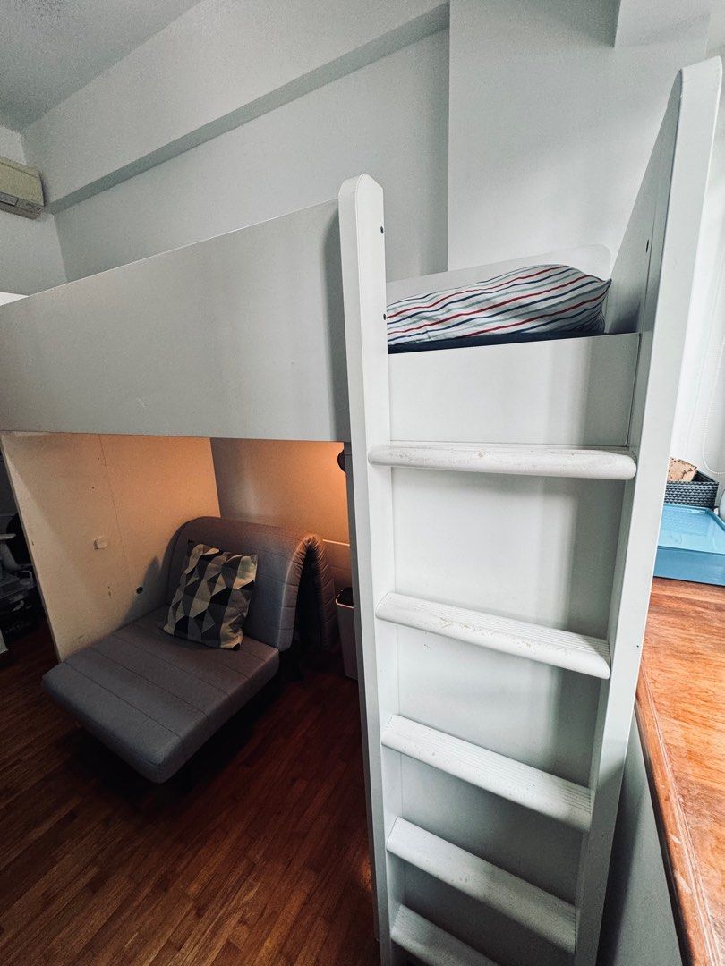 Ikea loft hotsell bed with sofa