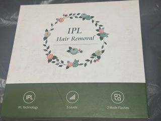IPL hair removal with free finishing touch hair remover