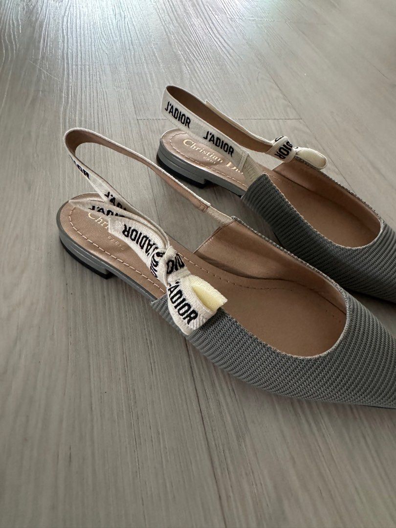 J ADIOR SLINGBACK FLAT Luxury Sneakers Footwear on Carousell