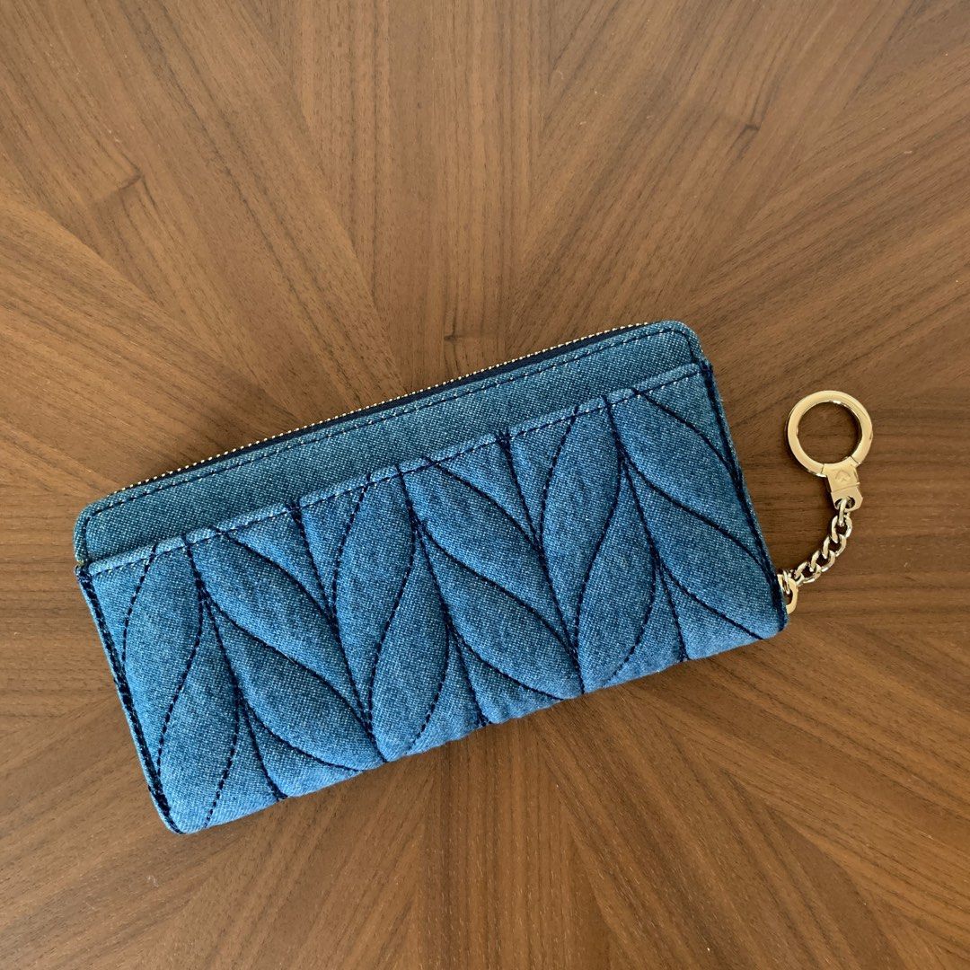 Kate spade sales denim wallet