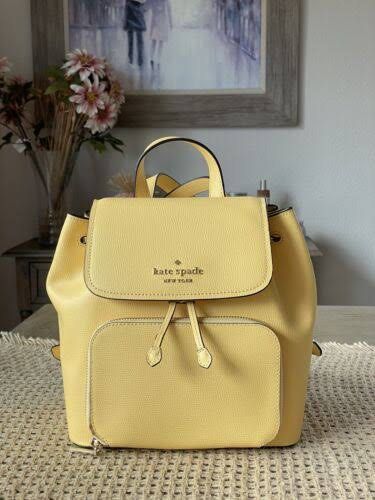 Kate spade yellow backpack on sale