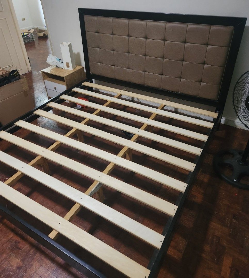 KING SIZE BED ‼️ TAKE ALL FOR 25K (72 X 75) Mandaue Foam, Furniture & Home Living, Furniture
