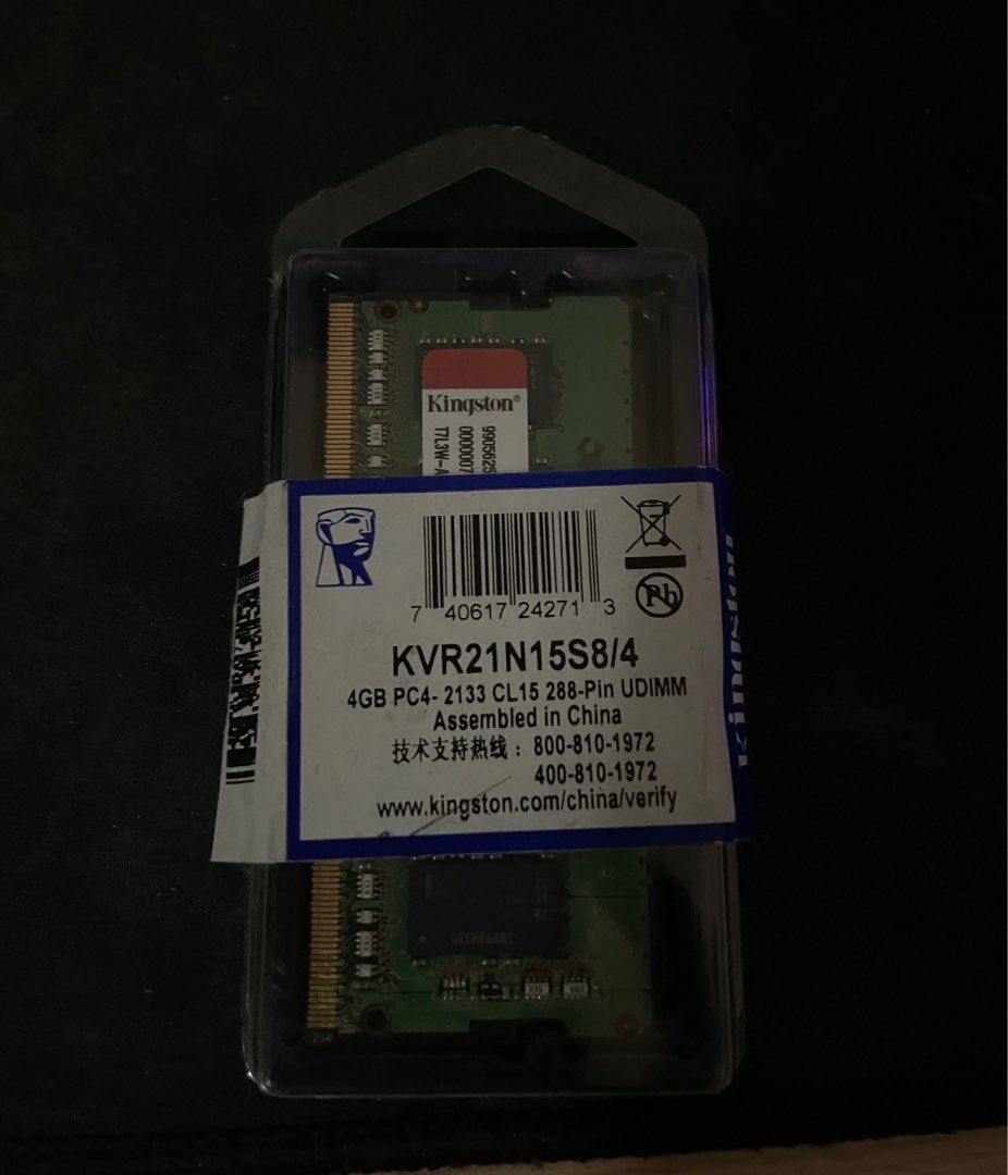Kingston SODIMM RAM 4 GB 2133 Mhz