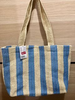 Beach H&M Knitted abaca bag