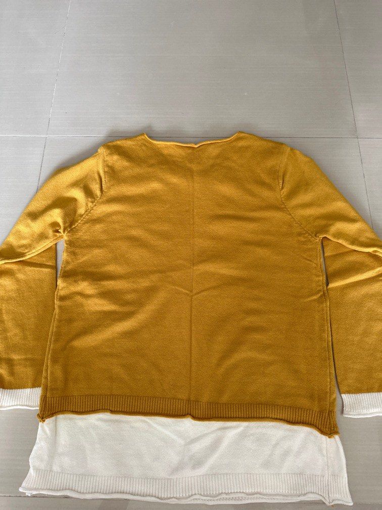 Pullover mustard shop