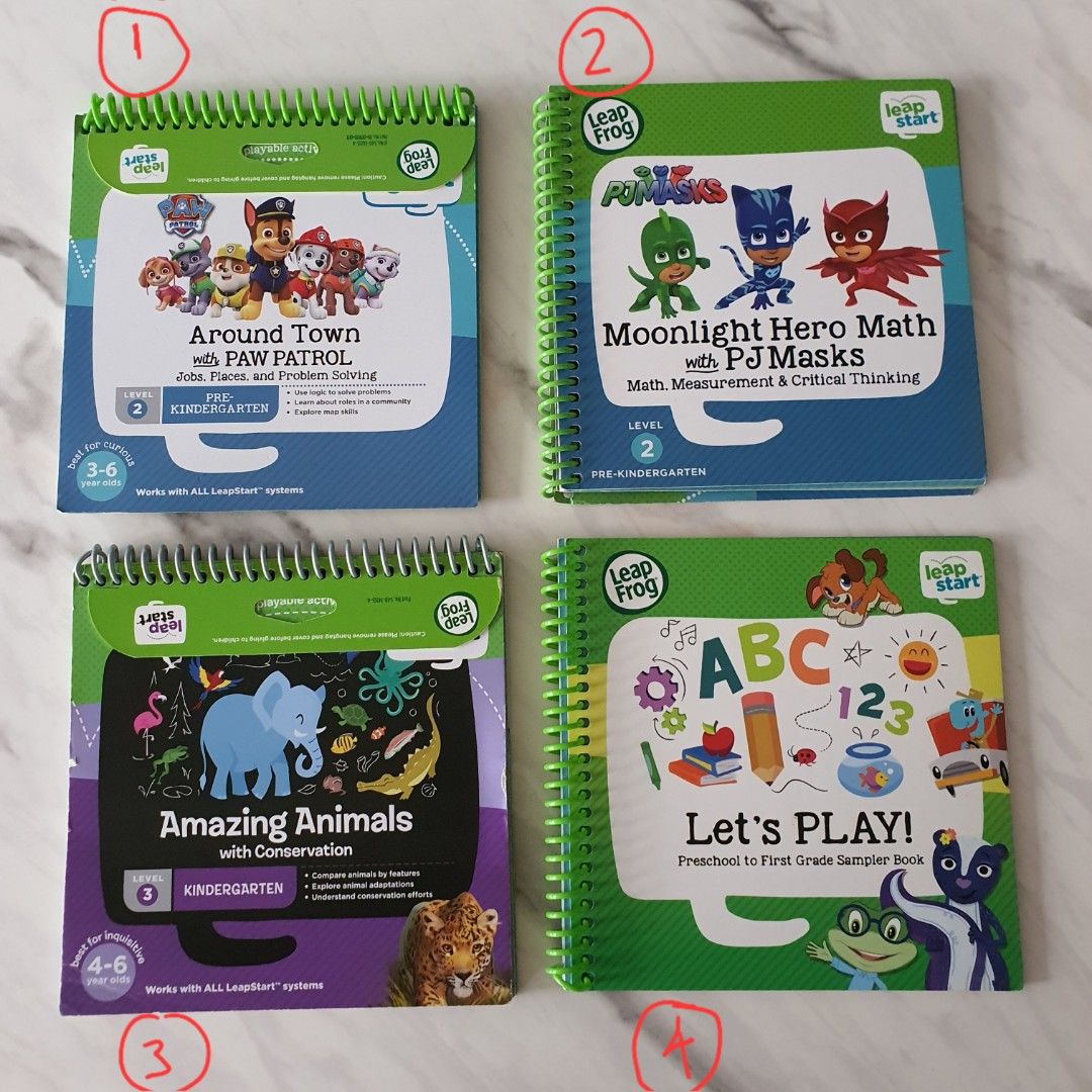 LeapFrog LeapStart Books Compatible with LeapStart System LeapStart 3D System and LeapStart GO Pen
