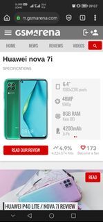Lightly Used Huawei Nova 7i
