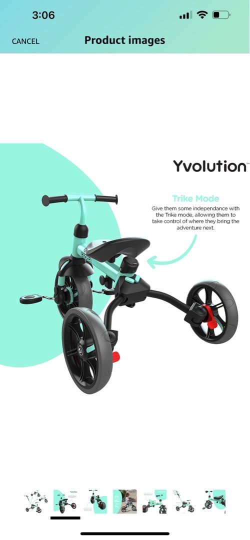Yvolution trike clearance