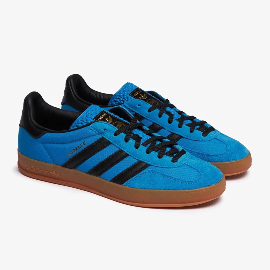 LIMITED TIME SALE ADIDAS ORIGINALS GAZELLE INDOOR BRIGHT BLUE GUM