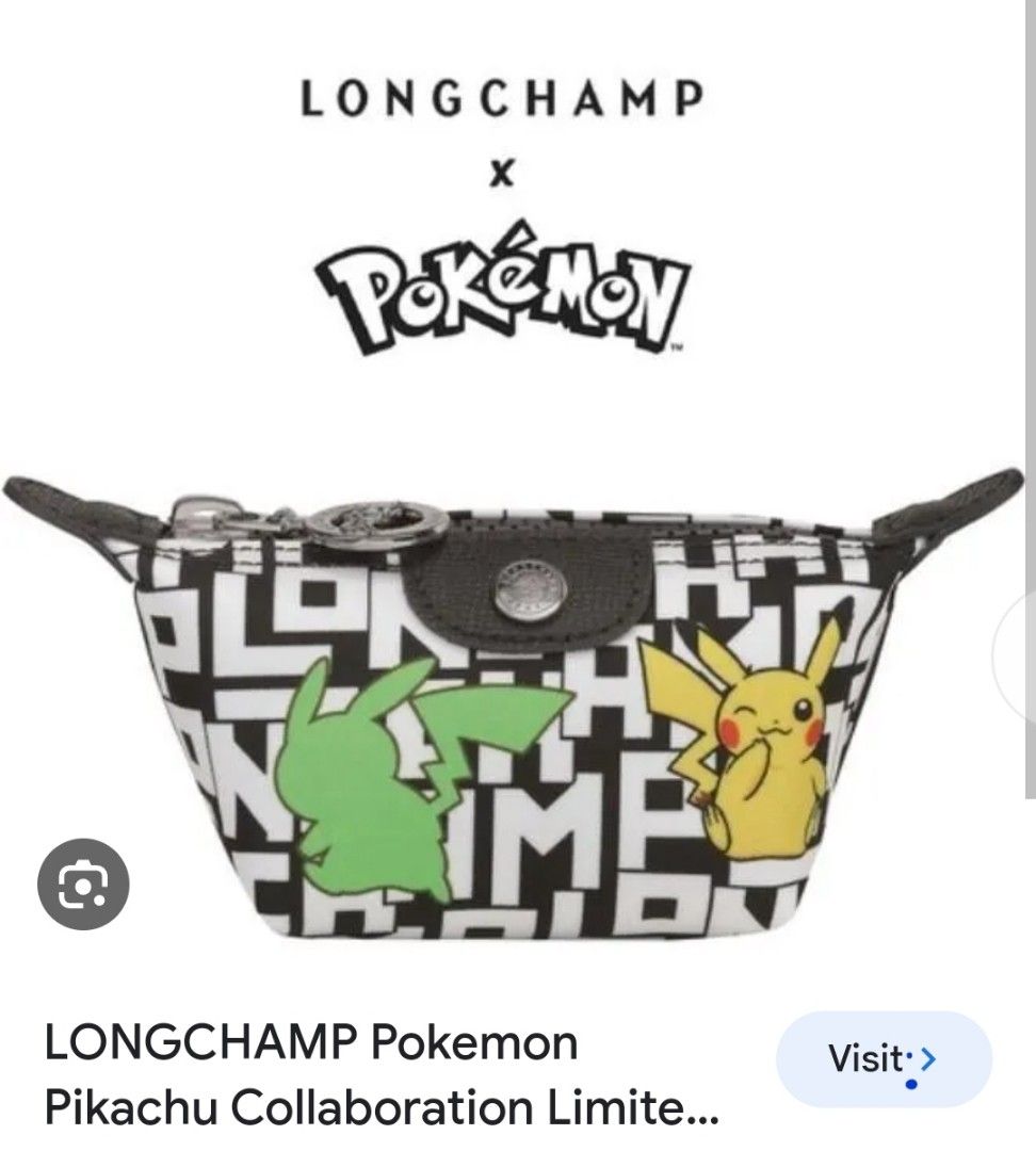 LONGCHAMP POKEMON LIMITED COIN PURSE MINI POUCH