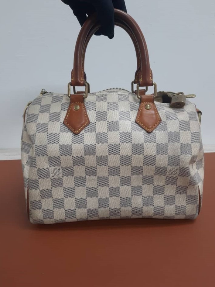 Speedy 25 hotsell damier azur