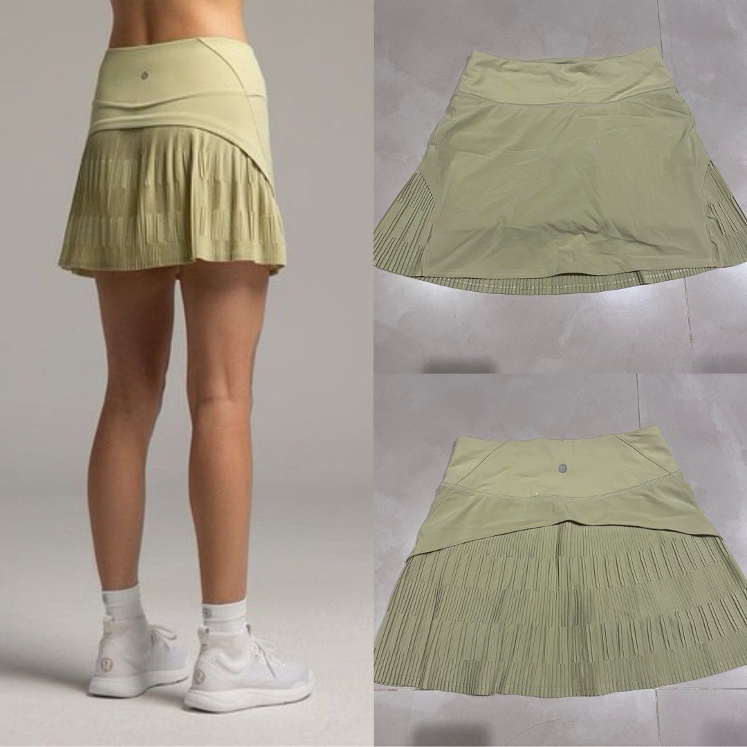 Lululemon lululemon Women's Pleated Lined High-Rise Tennis Skirt size 2,  Women's Fashion, Activewear on Carousell