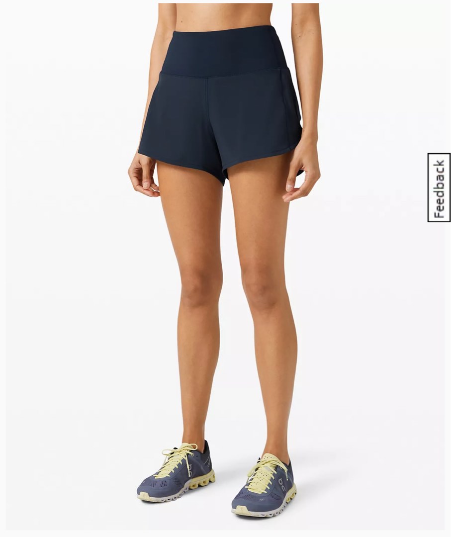 Lululemon speed up high rise lined shorts 4”, Women's Fashion, Activewear  on Carousell