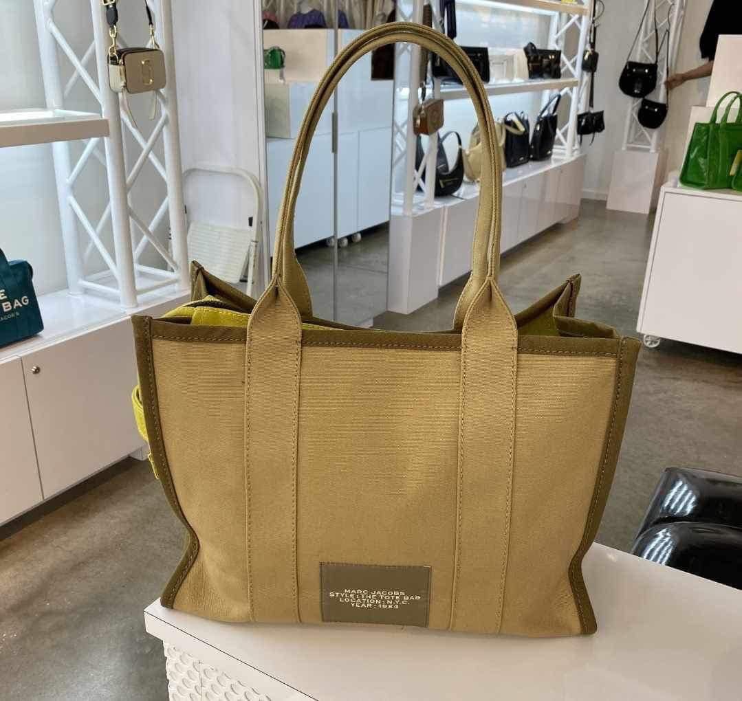 Marc jacobs large tote bag canvas Luxury Bags Wallets on Carousell