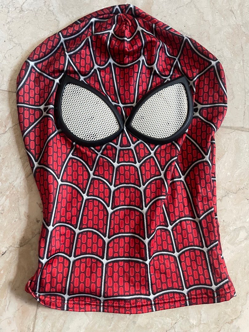 thumbnail image 2 of Marvel's Spider-Man Youth Costume -Chest Stuffed With Polyfill And Fabric Mask. Size M, Size: Medium (8 2 of 12