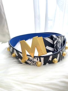 Fake white shop mcm belt
