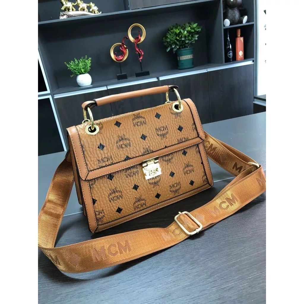 Mcm shoulder bag best sale