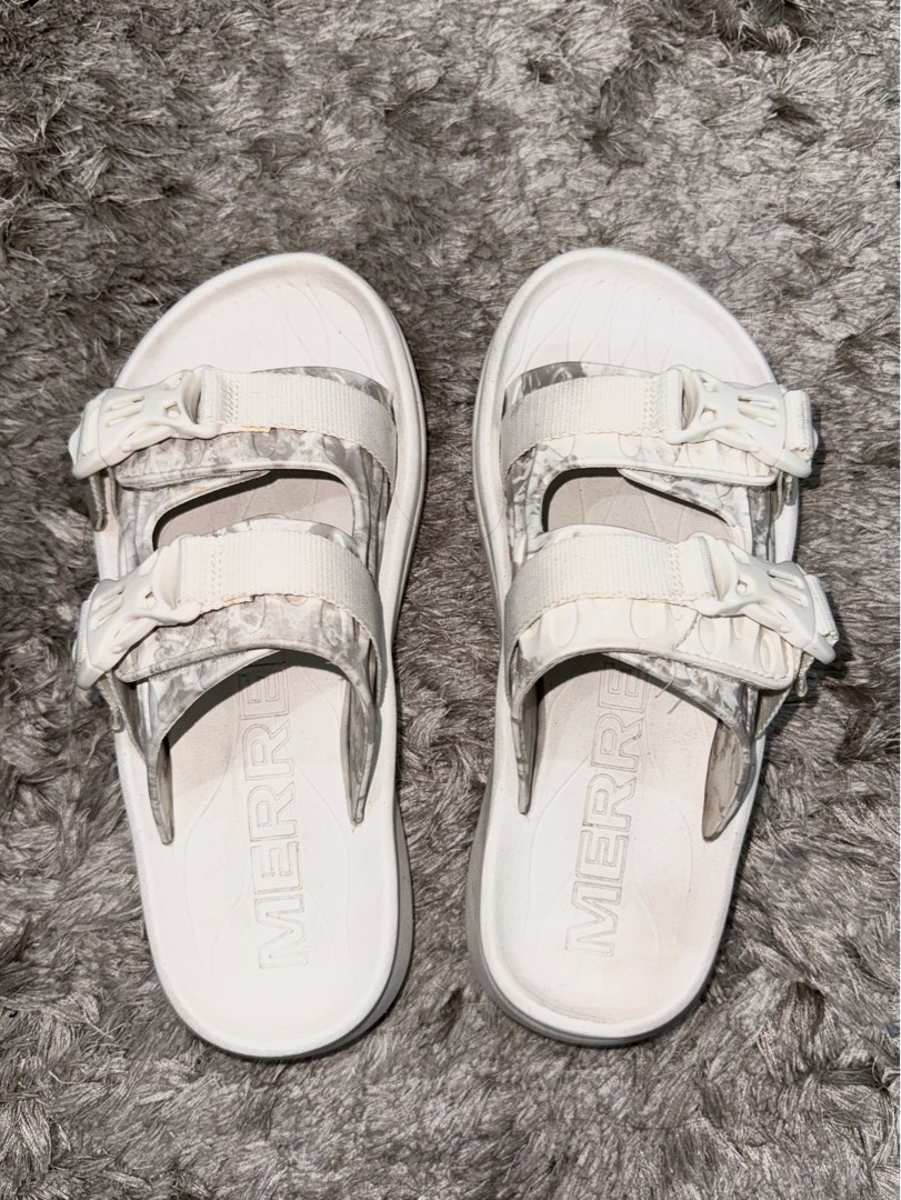 Merrell hot sale white sandals