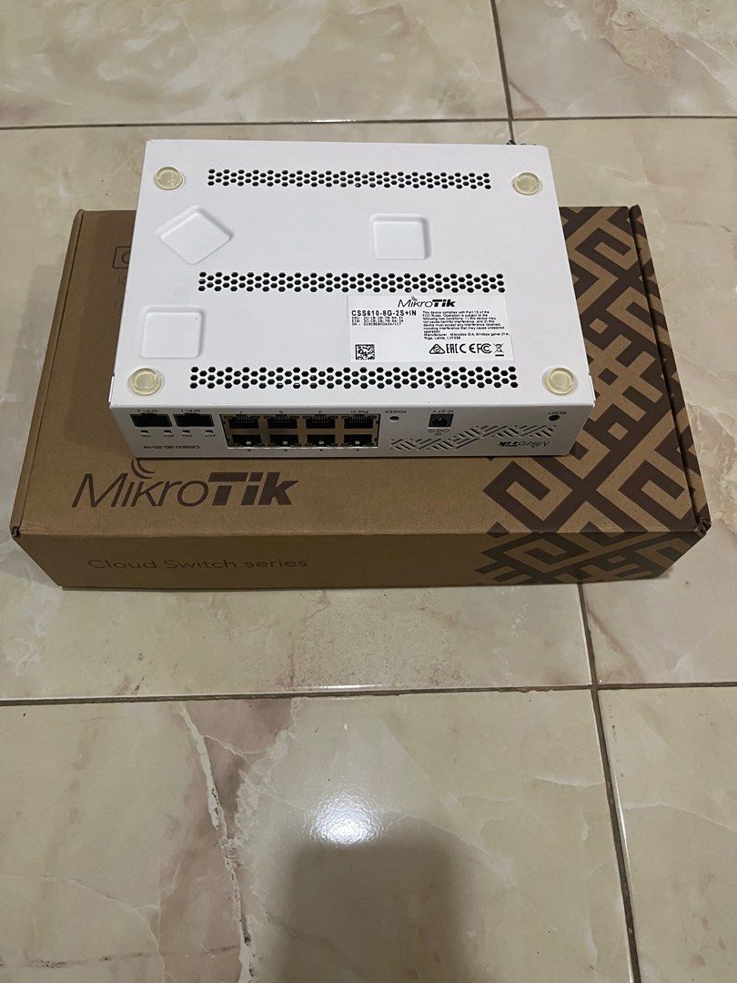 Mikrotik CSS610-8G-2S+IN, Elektronik, Lainnya di Carousell
