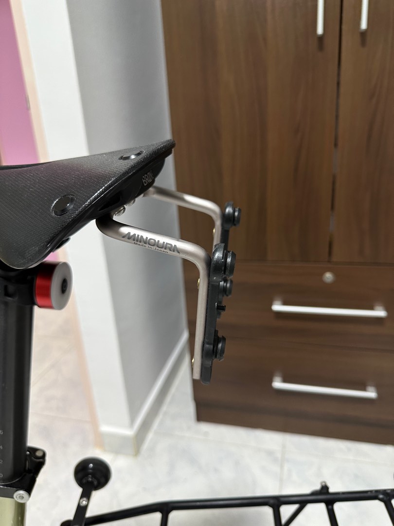 Minoura saddle water bottle online cage mount