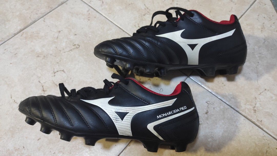 Red and discount grey soccer cleats