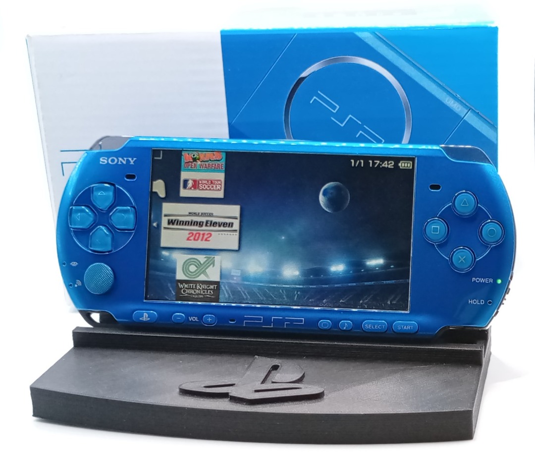 Modded PSP 3000 Vibrant Blue for Sale Video Gaming Video Game