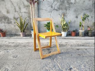 Natural Solid Wood Folding Chair
