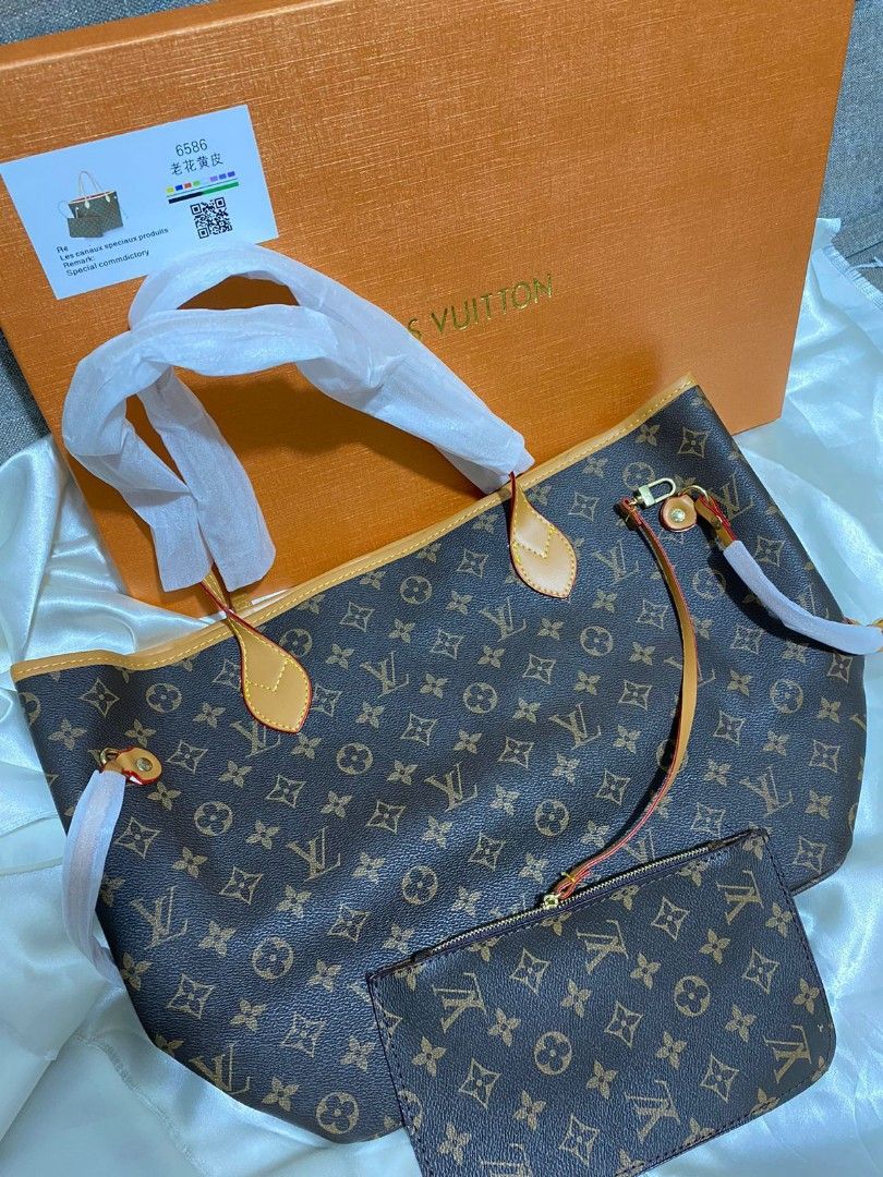 NEW LV Neverfull MM Monogram 2019 Import China Barang Mewah Tas