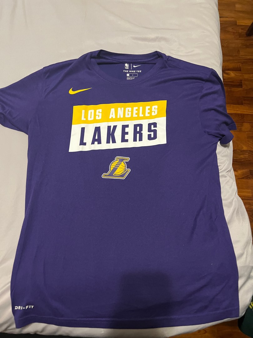 Lakers dri fit t deals shirt