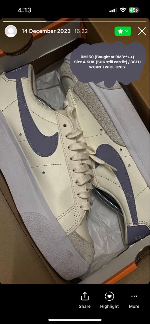 Nike bought brought low sales