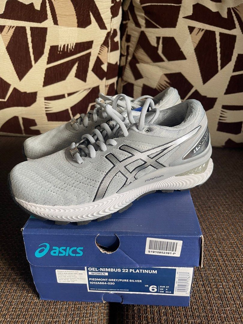 Gel nimbus 22 platinum women's best sale