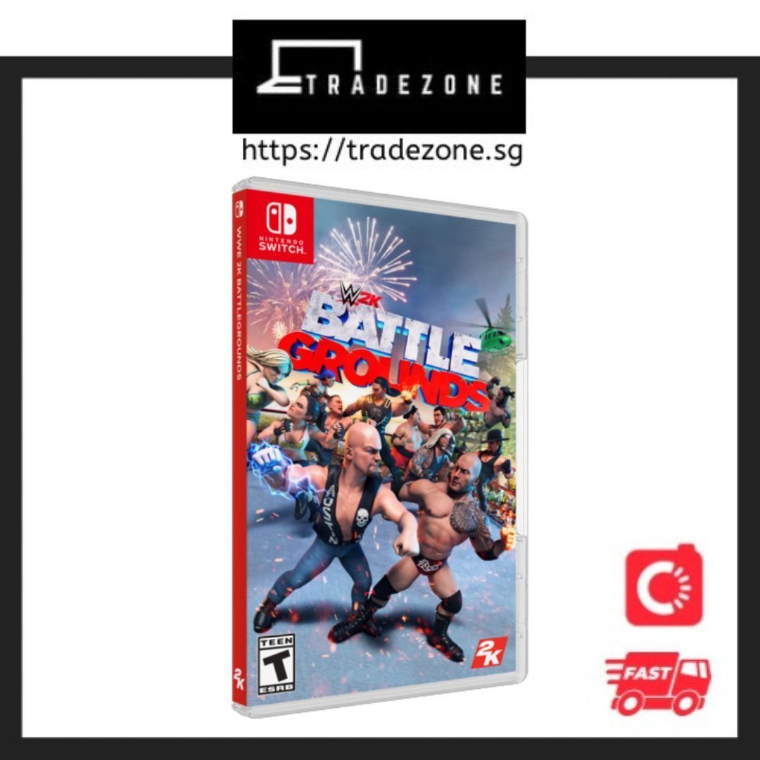 Nintendo Switch: WWE 2K Battlegrounds, Video Gaming, Video Games