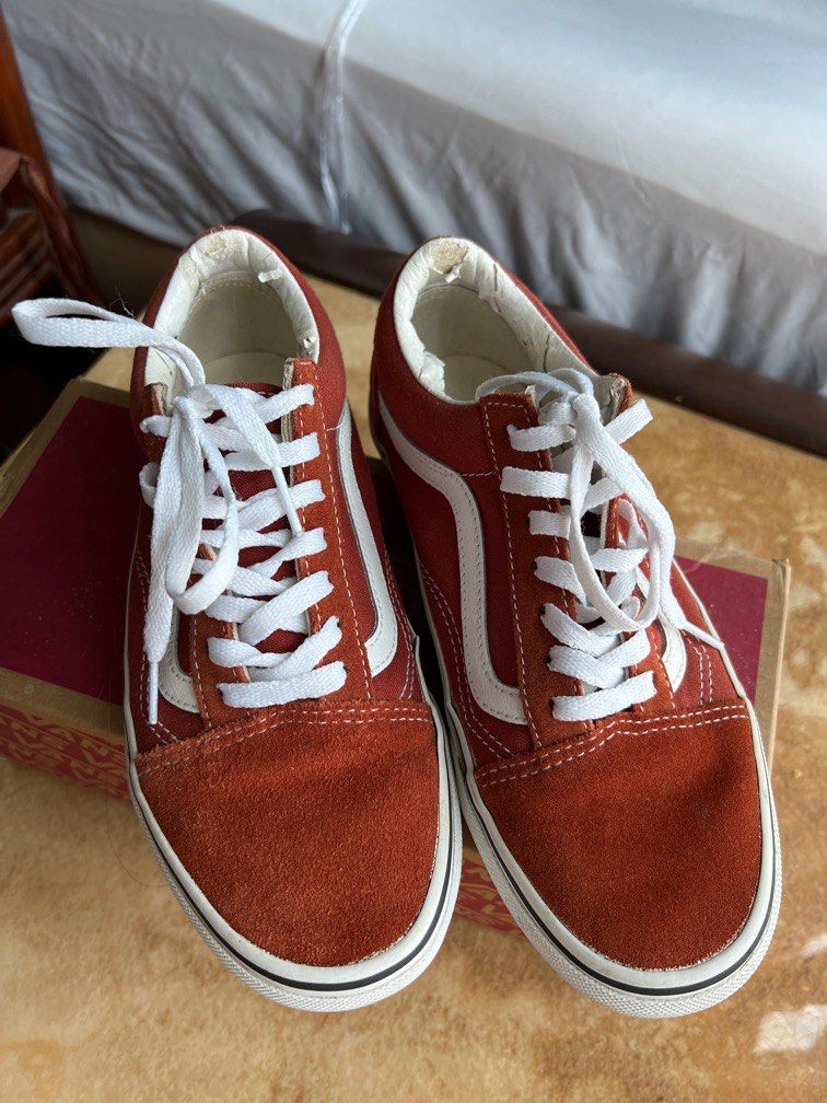 Vans old skool burnt brick store