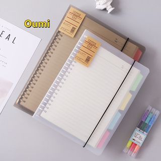 Oumi A5 Notebook Binder with Blank Refill