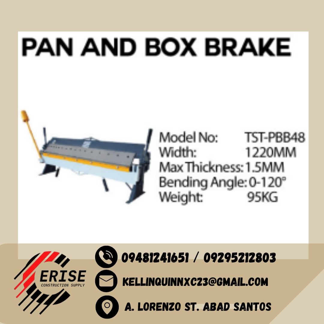Pan and Box Brake, Commercial & Industrial, Construction Tools ...