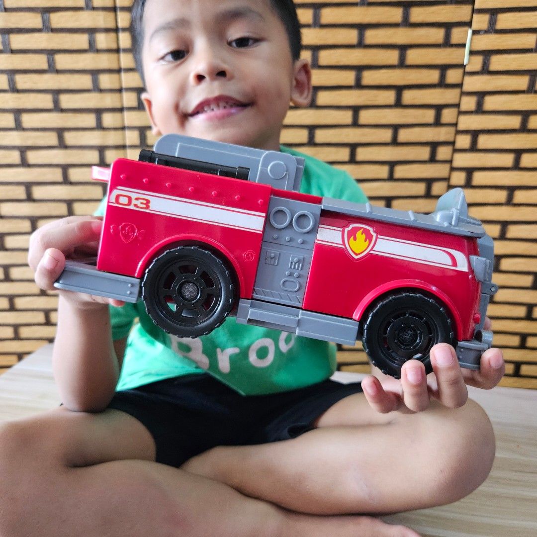 Paw patrol marshall ride n rescue store
