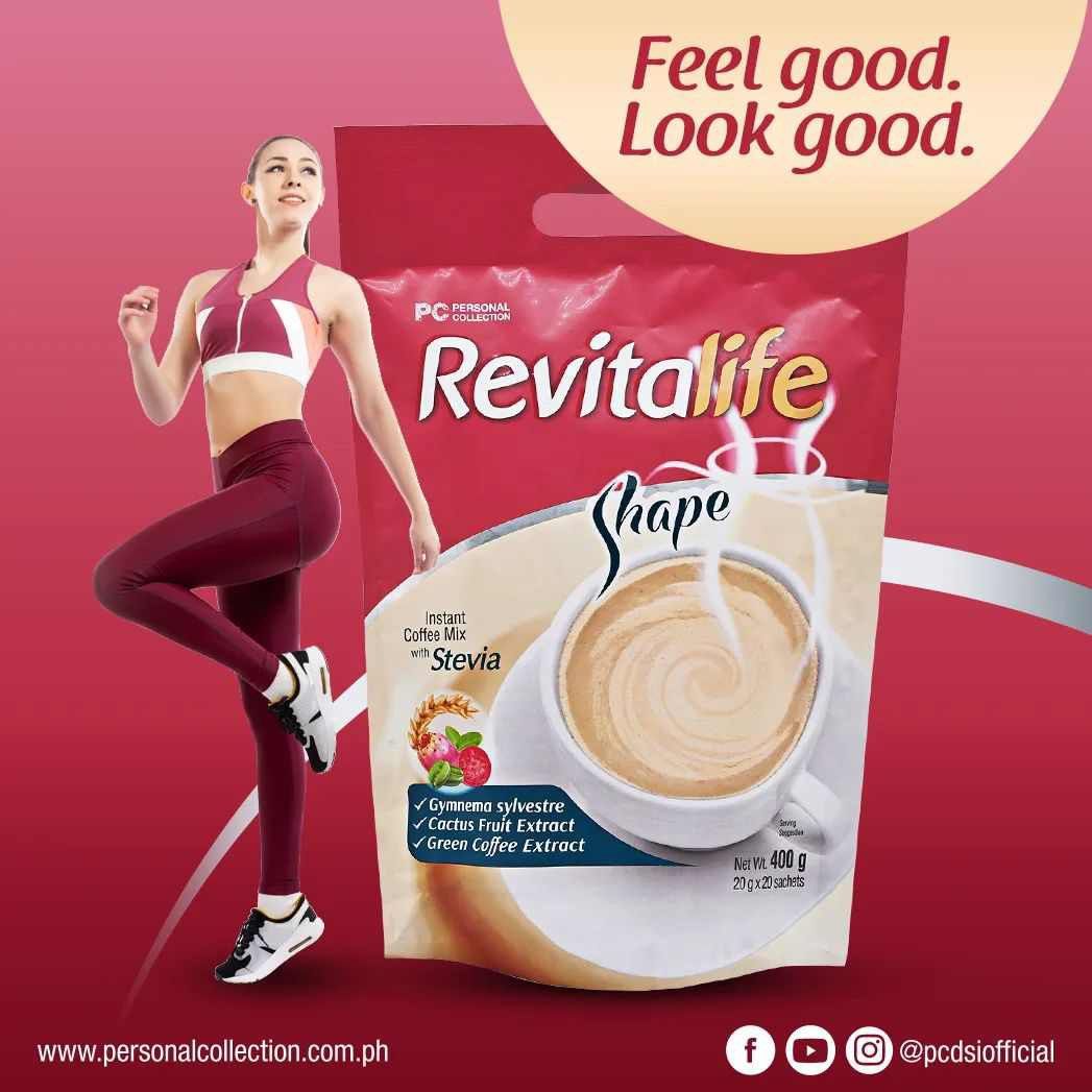 PC RevitaLife SHAPE Instant Coffee Mix, Health & Nutrition, Health