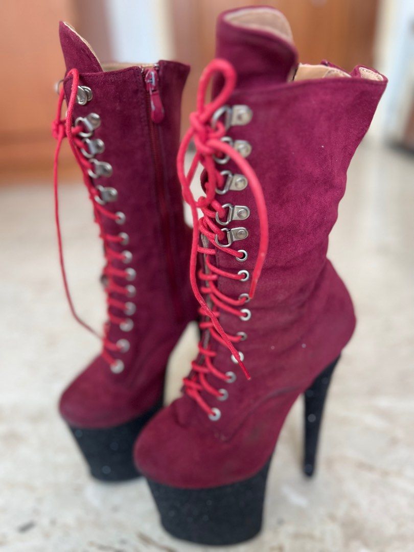 6 Pole Dancing Heels US6 Women s Fashion Footwear Heels on